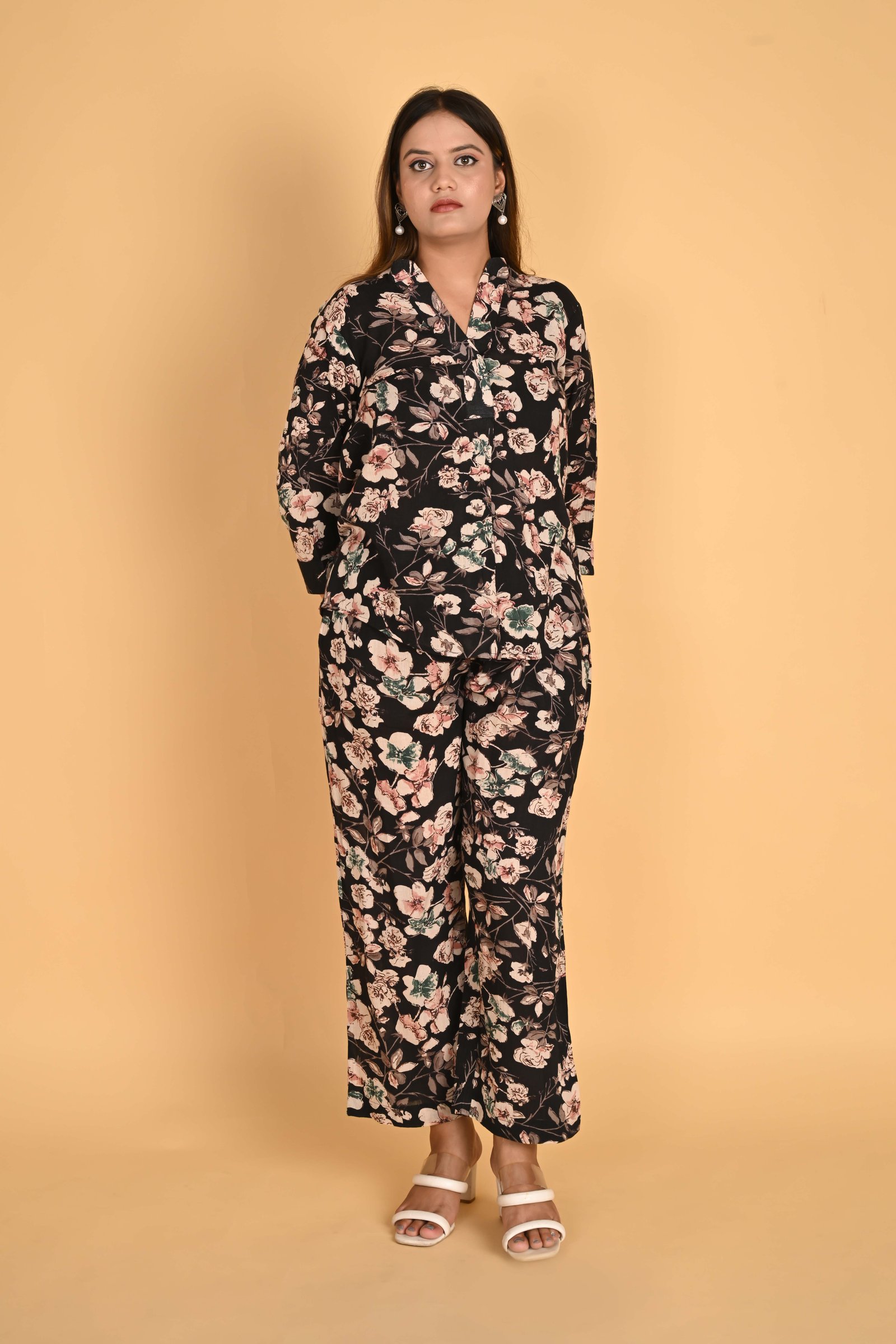 Cropped Faux leather Jacket